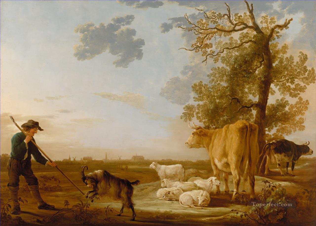 Aelbert Cuyp Landschaft mit Rindern Ölgemälde